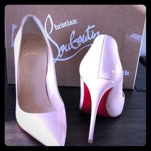 Louboutin “So Kate” pointed toe high heel pump